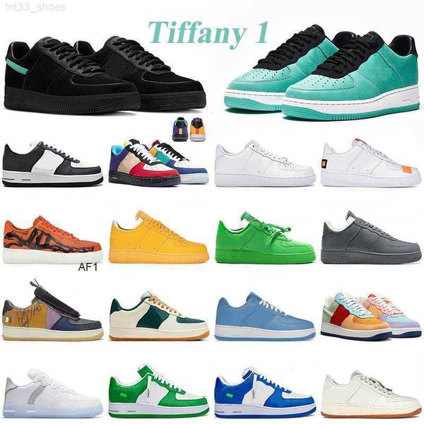 

af1 luxury fashion 1 designer casual shoe skeleton white black goost grey university gold green 1837 low panda with socks tiffany lx uv