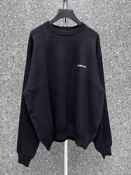 

plush t shirt designer luxury coats balciga edition paris b coke sweater english letter embroidery shaped soft men's and women's t, Black