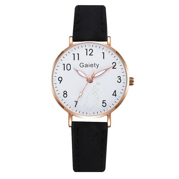 

hbp ladies watch easy read alabi digital dial leather strap quartz movement electronic watches girls clock, Slivery;brown