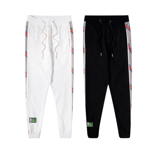 

designer men's pants luxury women classic letter brand trousers leisure outdoor motion high street fashion man joggers runnin, Black