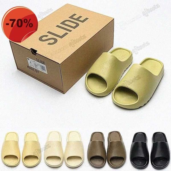 

sandals slippers men eva rubber woman comfortable sandals glow green soot onyx black bone resin desert sand pure foam slides mens slide