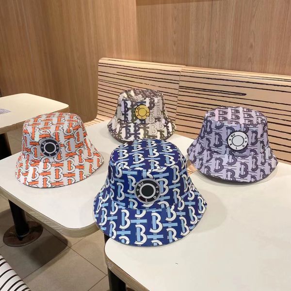 

designer bucket hat for women frayed cap casquette b letter wide brim hats summer fitted fisherman beachseasonal hats in spring summer autum, Blue;gray