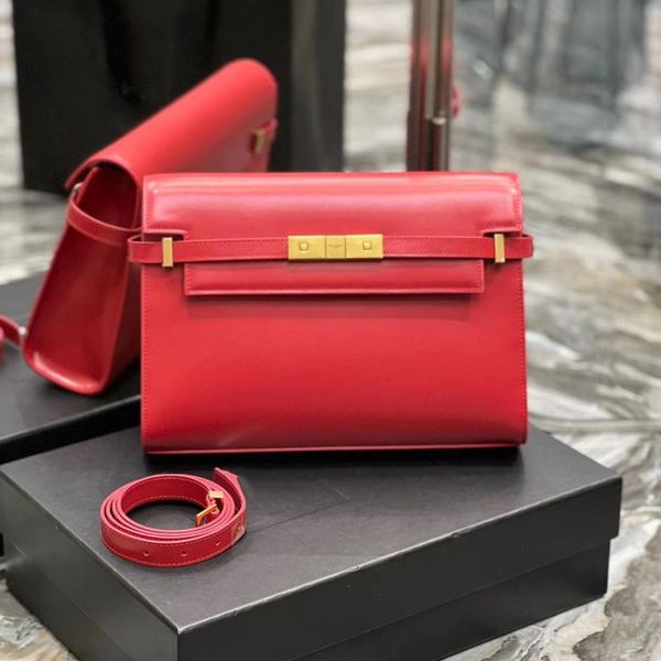 

9a bag women luxury designer tote bags shoulder crossbody handbags classic fashion togo epsom leather wallet purse pochette clutch large siz, Black;red