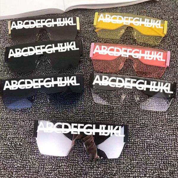 

oversized sunglasses women vintage flat sun glasses for women brand design cycling glasses rimless eyewear oculos, White;black