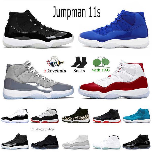 

fashion jumpman 11 basketball shoes for women mens jorden 11s blue cool grey high white bred space jam pink snakeskin unc air jorden jordon, Black