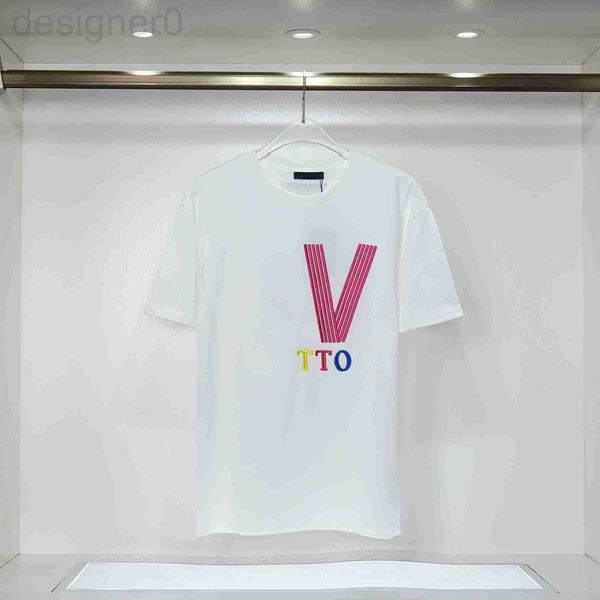 

men's t-shirts popular luxury designer t-shirts summer mens womens short sleeves fashion tee pure cotton shirts leisure classic pattern, White;black