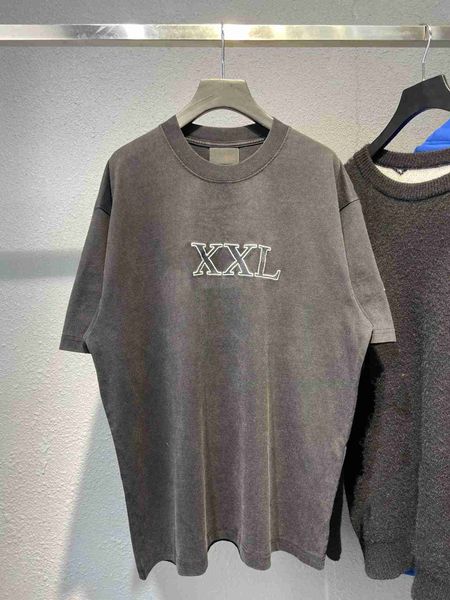

plush t shirt designer luxury coats balciga correct ss front embroidery xxxl letter print os casual short sleeve tshirt fashion label 1ut70, Black