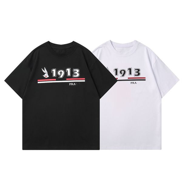 

2023 men's t-shirts summer t-shirt designer t-shirt men's fashion high-quality t-shirt clothing short sleeve t-shirt m-3xl#109, White;black