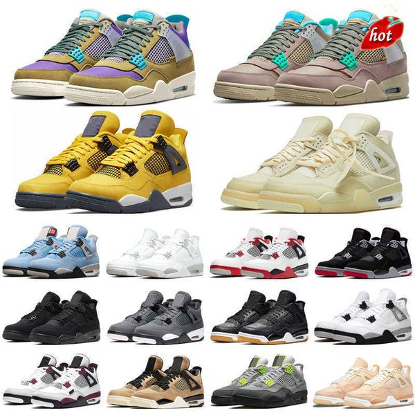 

2023 jumpman 4 jumpman 4 desert moss basketball shoes for men women 4s university blue white oreo taupe haze bred court purple mens trainers