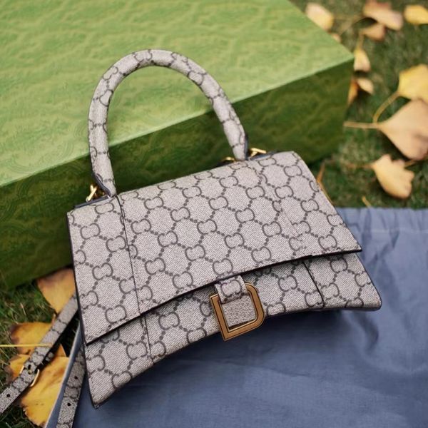 

designer bags the tote bag women's hourglass bag crocodile pattern trendy shoulder crossbody bags half moon luxury handle leather class