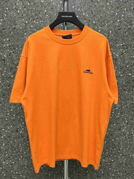 

plush t shirt designer luxury coats balciga definition paris b tiger embroidery short sleeve washed worn out men's and women's loo, Black