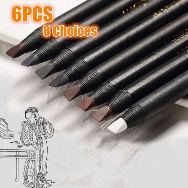 

eyebrow enhancers 6pcs peeling pencil eyeshadow white longlasting tattoo eyebrows waterproof brows makeup tool cosmetic pencil 230321