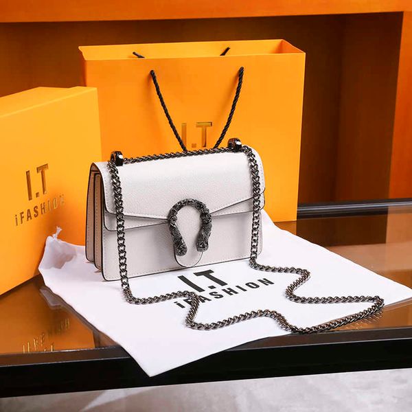 

designer bags cu jiuhong kong women's bag fashion versatile universal one shoulder leather chain square