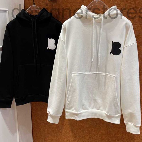 

designer hooded sweater menwomen hoodies printed sweatshirt burb hoodie casual hoody cotton pullover coat fashion jacket 4xl 5xl jd5c, Black