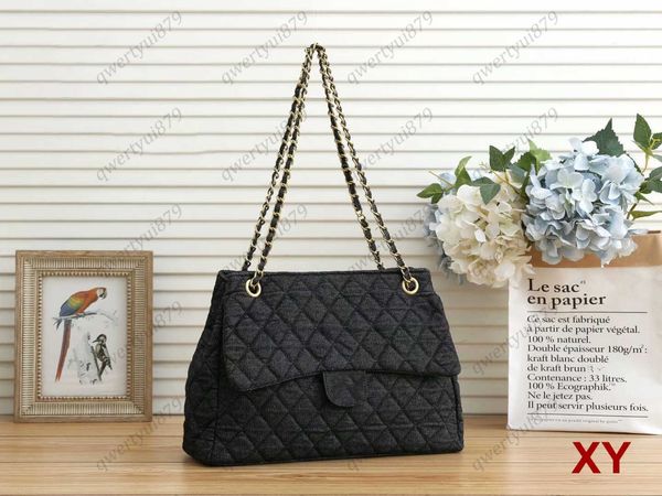 

large capacity shopping tote bag women's fashion portable handbag designer bag ladies classic messenger bag female chain shoulder bags
