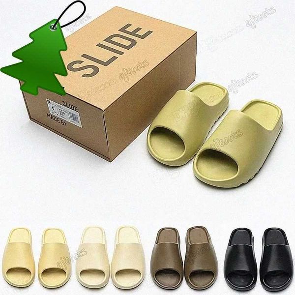 

sandals men slippers eva rubber woman comfortable sandals glow green soot onyx black bone resin desert sand pure foam slides mens slide