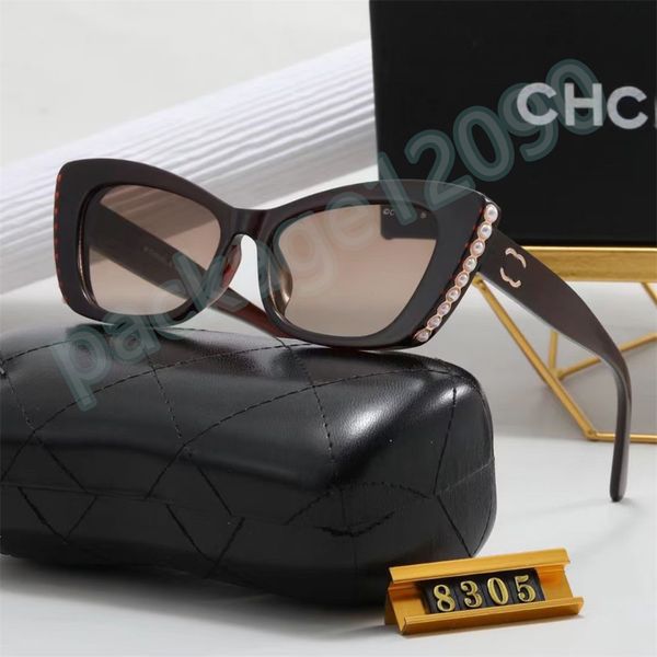 

frame Glasses Sunglasses 2023 Fashion Butterfly Sunglasses Sun Protection From 8305 UV Rays High Quality Designer for Woman Mens M