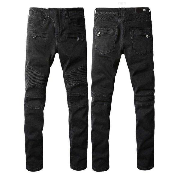 

new mens jeans fashion skinny straight slim ripped jean elastic casual motorcycle biker stretch denim trouser classic pants bccf, Blue