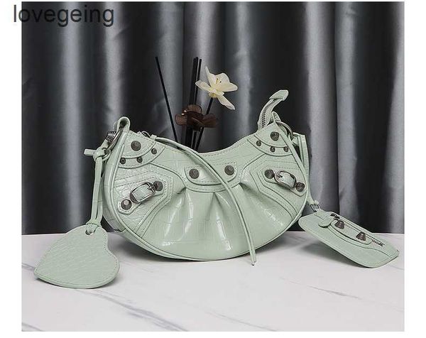 

locomotive lecagole le spicy triple cagole 23 rivet bag sweet cool 2023 girl designer bags fold crescent leather underarm rbae