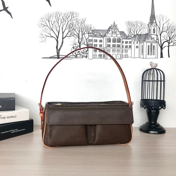 

bags vintage camel bag hobo double front pocket ladies handle purses baguette brown