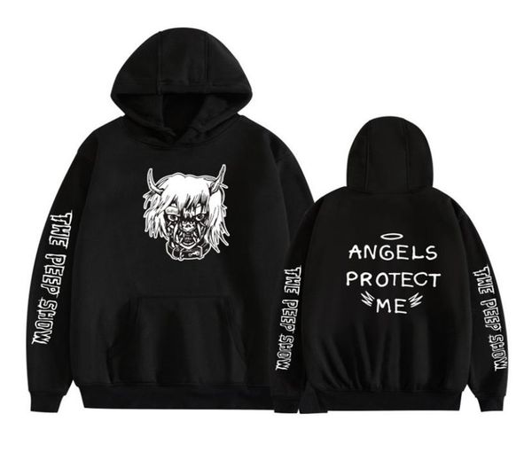 

new lil peep men pullover hoodie sweatshirt autumn winter male the peep show cotton fleece black white hoodies hoody sweatshirts y2158879