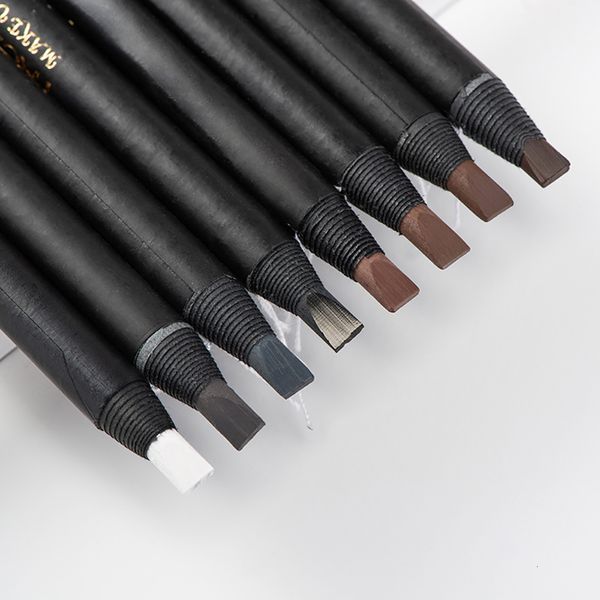 

eyebrow enhancers 612pcsbox waterproof pencil pull cord peeloff brow for marking outlining tattoo makeup and microblading pmu 230321