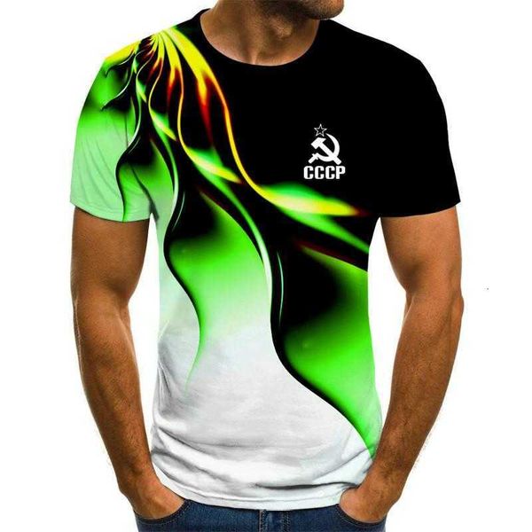 

men's t-shirts men and women caual t spring summer breathable new men' ummer cccp ruia zr soviet mocow o neck hort leeve, White;black