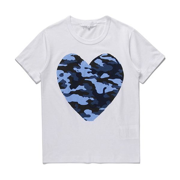 

famous designer t shirt red love hear tees mens womens fashion play couple tshirt casual short sleeve summer t-shirts streetwear hip-hop pr, White;black