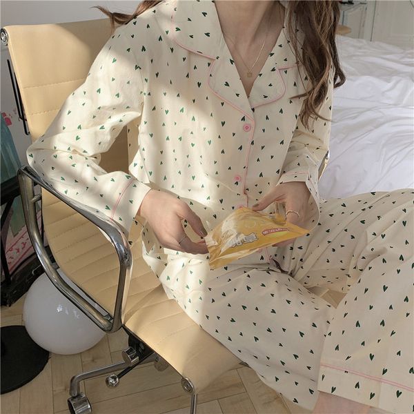 

women's sleepwear sale women home wear autumn winter long sleeved women pajamas set long pant pyjamas sets cotton leisure sleepwear set, Black;red