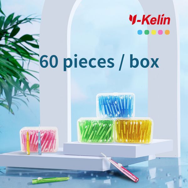 

dental floss 60 pcsbox toothpick interdental brush 0615mm cleaning between teeth oral care orthodontic i shape tooth 230321