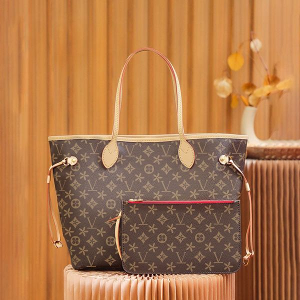 

m41178 2 piece large mother shopping bag luxury tote handbag women designer travel bag man wallet viutonity work package crossbody shoulder