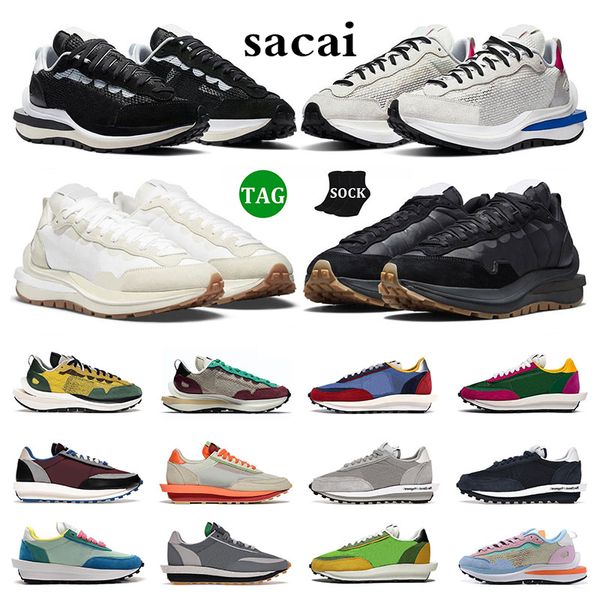 

sacais men designer shoes vaporwaffle ldwaffle waffle vaporwaffles black white royal fuchsia sail gum tour yellow womens sneakers mens train