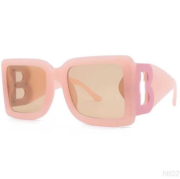 

2023 fashion trend big box b letter balencigas sunglasses lady paris street balencigas women sunglasses ins 22ss, White;black