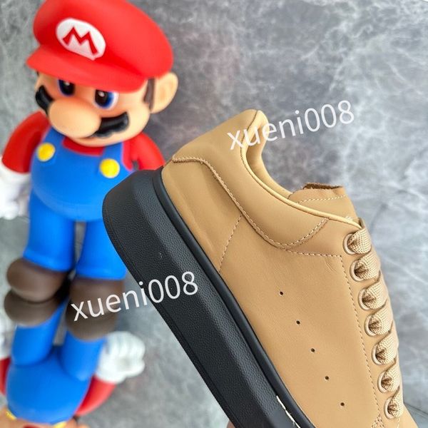 

2023new designer mens casual shoes white black upper brown leather metallic silver metallic gold laser blue mens, Red;white