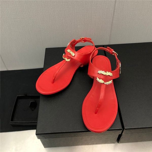

fashion women's sandals 2023 channel luxury brand letter logo summer women's high heels men's casual student flats 09-05, Black