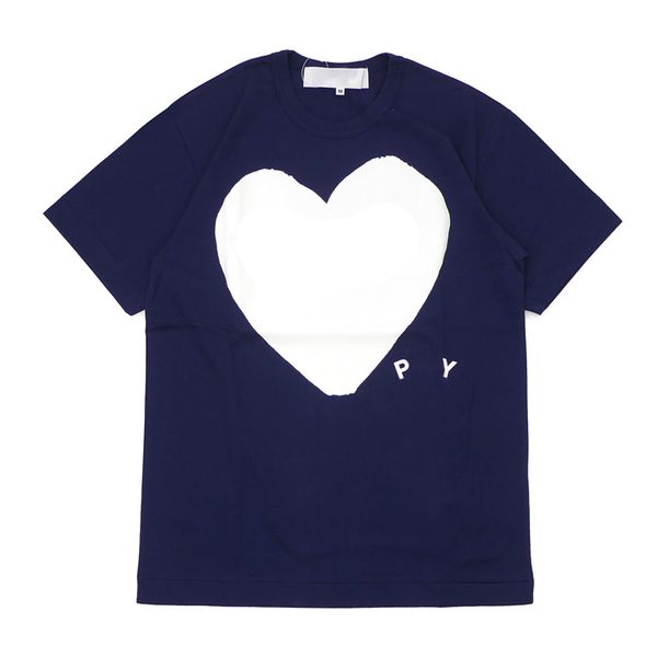 

famous designer t shirt red love hear tees mens womens fashion play couple tshirt casual short sleeve summer t-shirts streetwear hip-hop pr, White;black