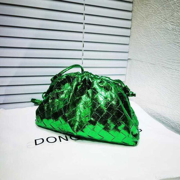 

botega venates jodie mini teen intrecciato pouch baobao women's woven cloud small folded dumpling metal texture banquet crossbody bag