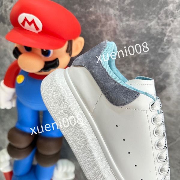 

new mens womens casual shoes triple white black trim velvet upper brown leather metallic silver metallic gold laser blue mens woman2023, Red;white