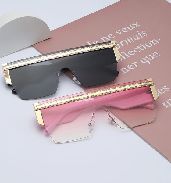 

large frame designer sunglasses square sunglasses men beach sun glasses uv400 goggle with 7 color optional high quality, White;black