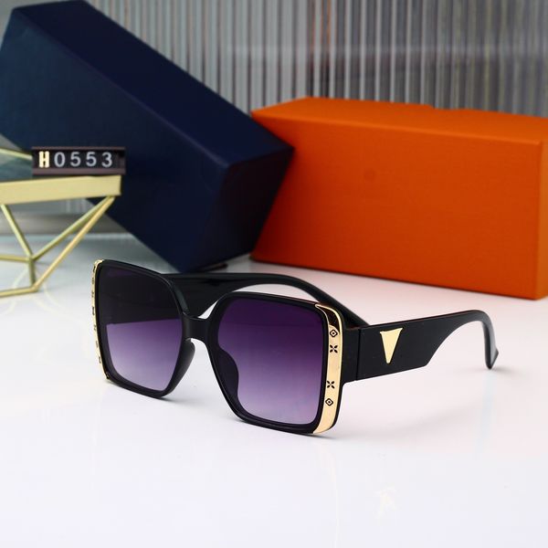 

2023 summer millionaire sunglasses sunglasses for women designer sun glasses luxury woman sun glasses adumbral goggle uv400 eyeglasses case, White;black