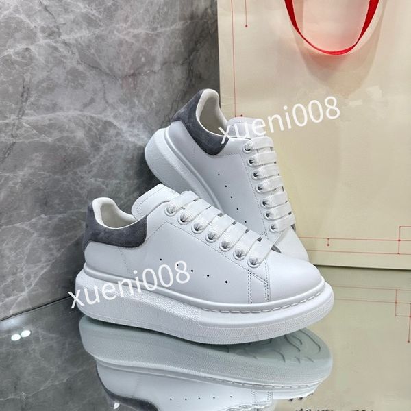 

new designer mens women casual shoes oversized triple white black trim velvet upper brown leather metallic silver metallic gold laser blue m, Red;white