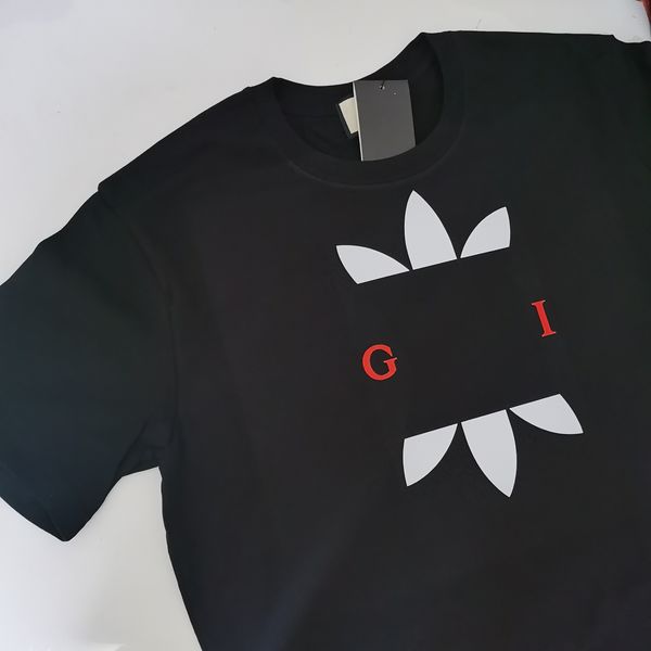 

g a joint name fashion cotton blend t shirt mens woman clothing funny letter printing patchwork color casual jumper g graphic sleeves jersey, White;black