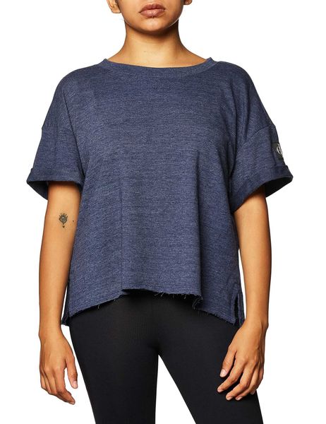 

women's t-shirt with c and k letters pattern short sleeve cropped t-shirt girls y3uz, White