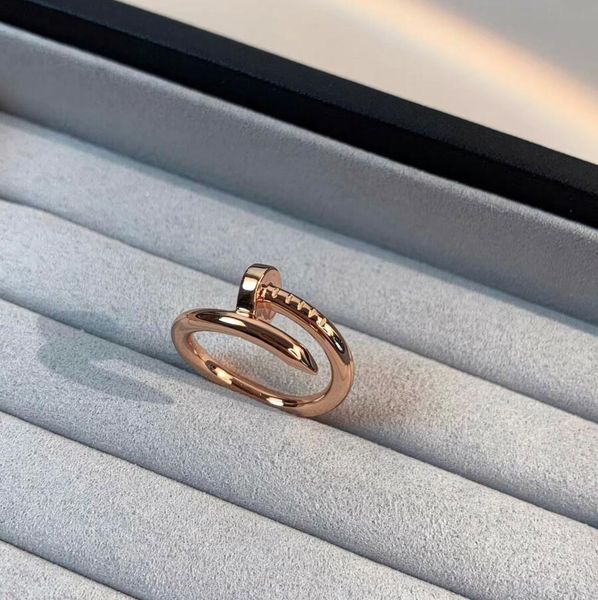 

love screw ring mens rings classic luxury designer jewelry women titanium steel alloy gold-plated gold silver rose never fade not allergic r