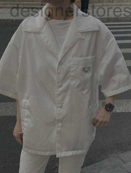 

designer united state women mens t shirts polos leisure brand short blouses shirt classic inverted loose imported high-quality nylon tooling, White;black