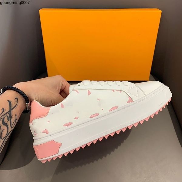 

sneakers time out women shoes genuine leather woman casual shoe size 35-41 model hymjjj gm70000004, Red;white