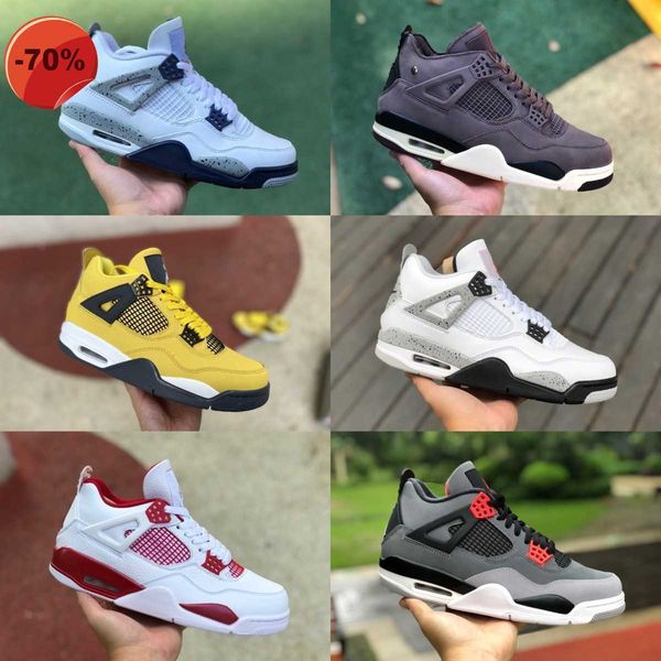 

basketball 2023 shoes men women basketball shoes jumpman 4 infrared 4s shimmer neutral greyblang black cat union taupe haze desert moss