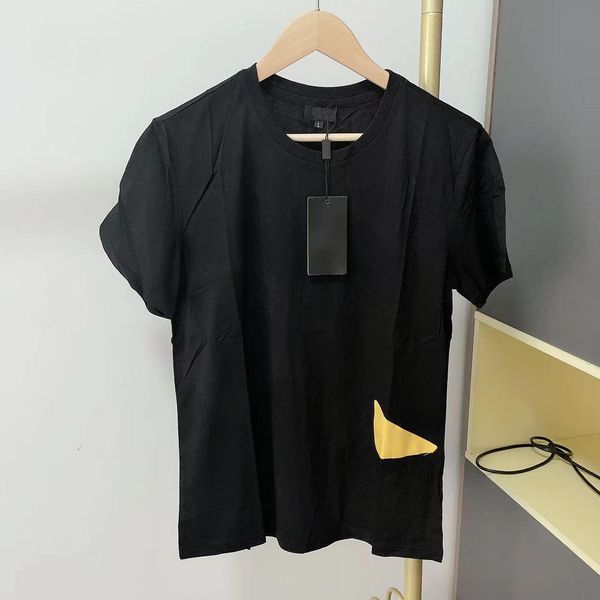 

2023 men's t-shirt fashion brand short sleeve loose t-shirt casual shirt clothing street short sleeve clothing, White;black