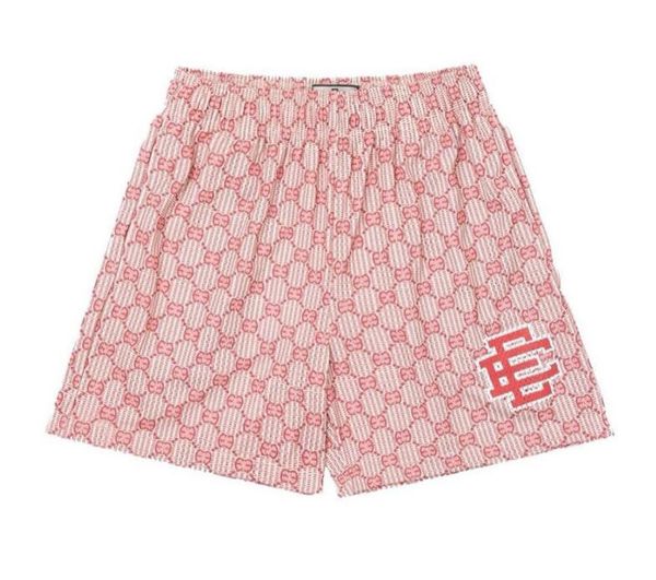 

2023 new summer men's shorts eric emanuel ee summer running men sports jogging fitness quick dry mens black pink gym sport short pants, White;black