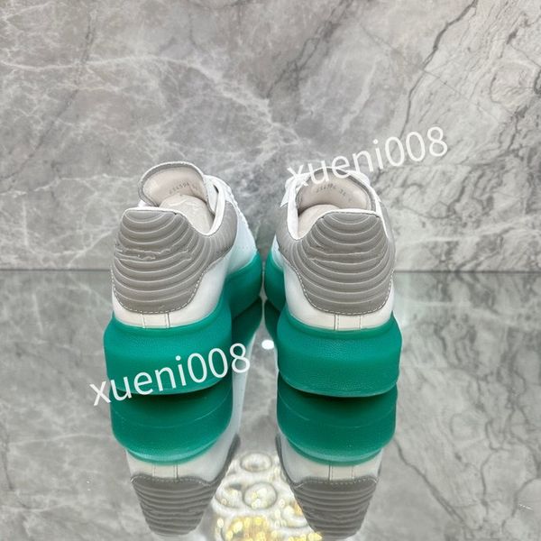 

2023new fashion designer casual shoes calfskin shoe mens technical knit platform sneakers blue grey designers sneaker knits runner fashion t, Red;white